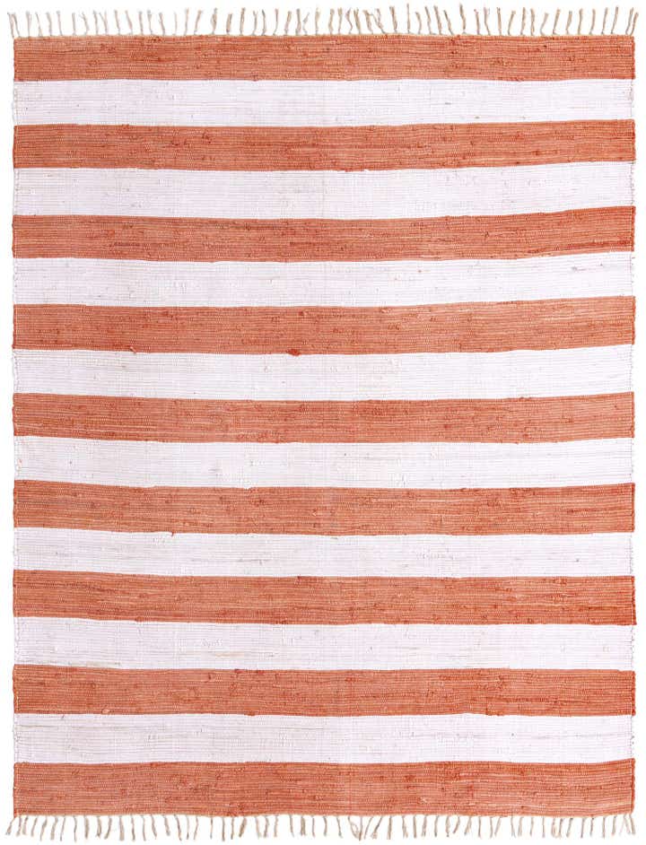 7' 10 x 10' Hand Woven Chindi Rag Rug