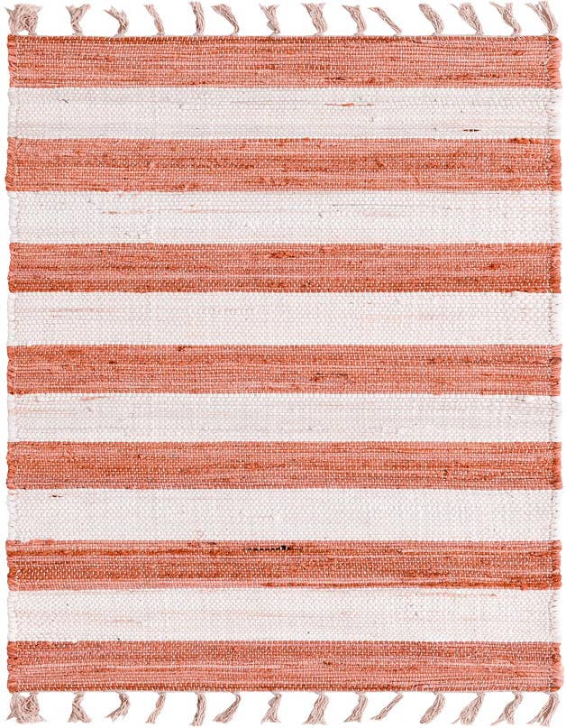 Detail image of 2' 2 x 6' 1 Hand Woven Chindi Rag Runner Rug