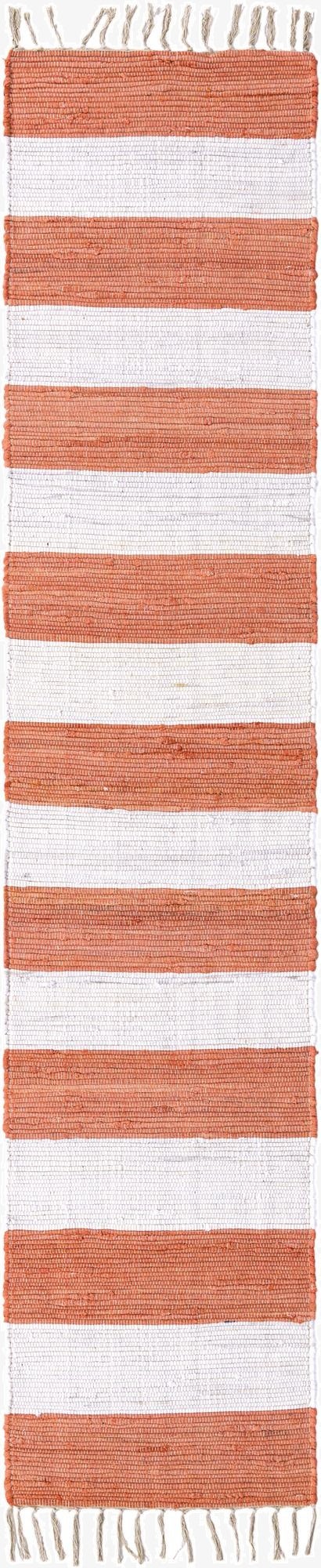 65cm x 305cm  Hand Woven Chindi Rag Runner Rug