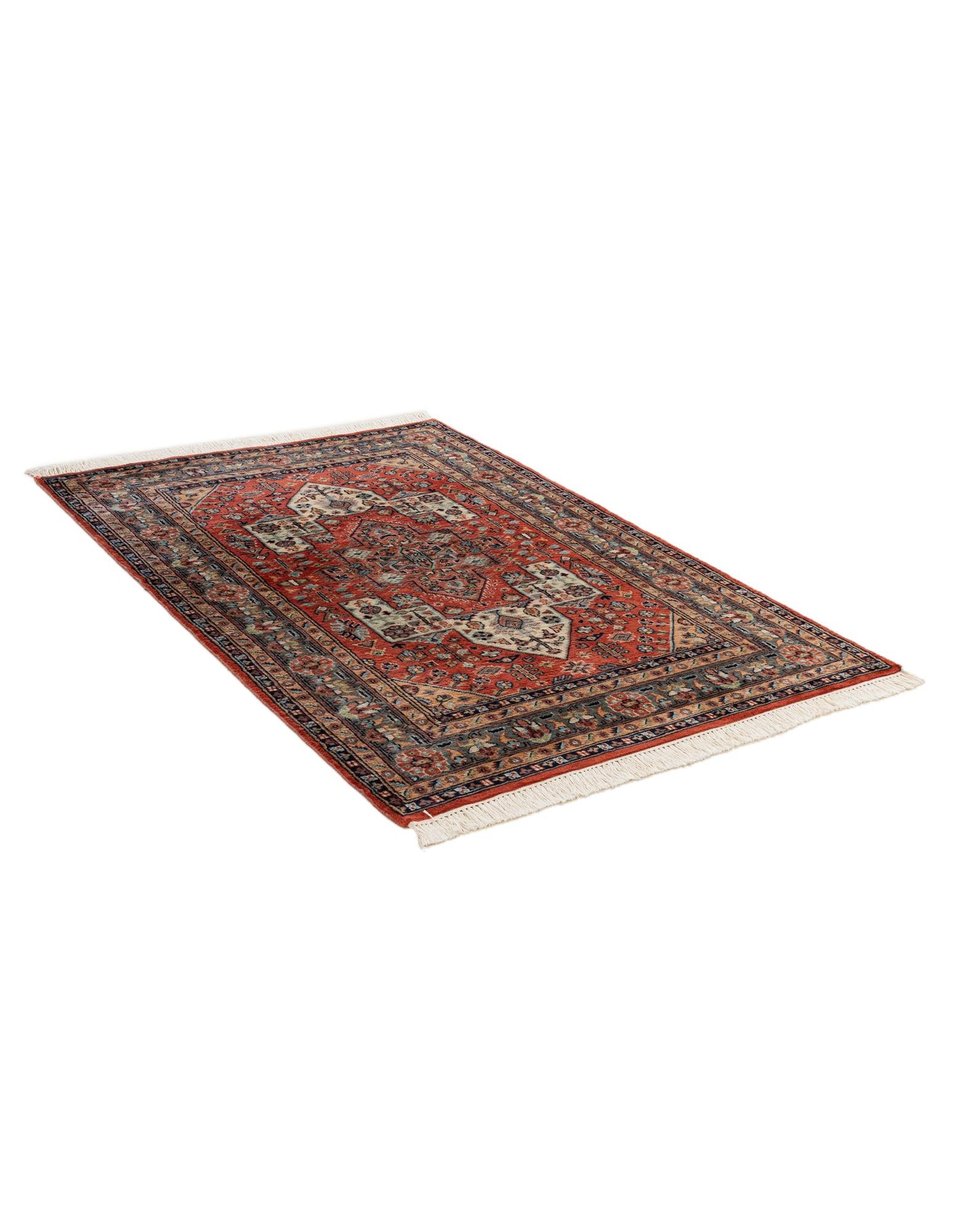 4' 4 x 6' 5 Hand Knotted Bokhara Oriental Wool Rug