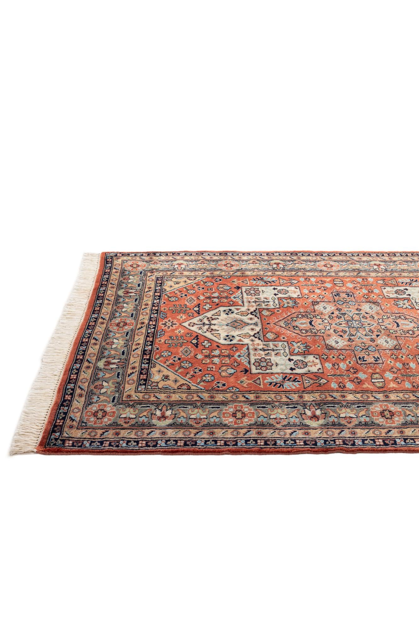 4' 4 x 6' 5 Hand Knotted Bokhara Oriental Wool Rug