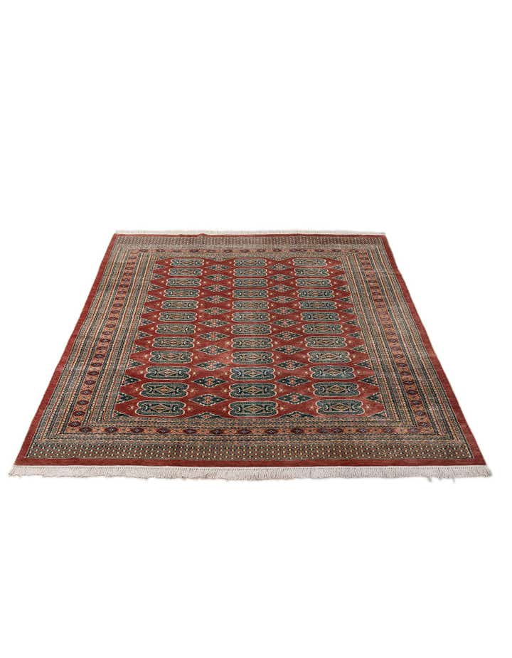 7' 1 x 10' 1 Hand Knotted Bokhara Oriental Rug