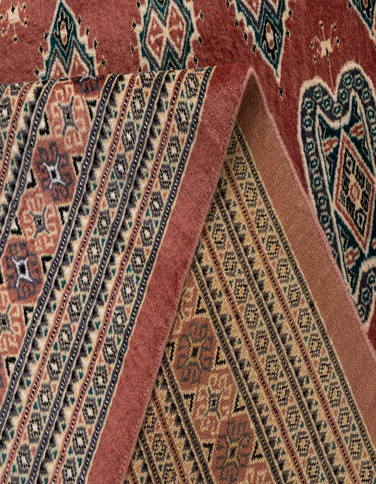 Detail image of 7' 1 x 10' 1  Hand Knotted Bokhara Oriental Rug