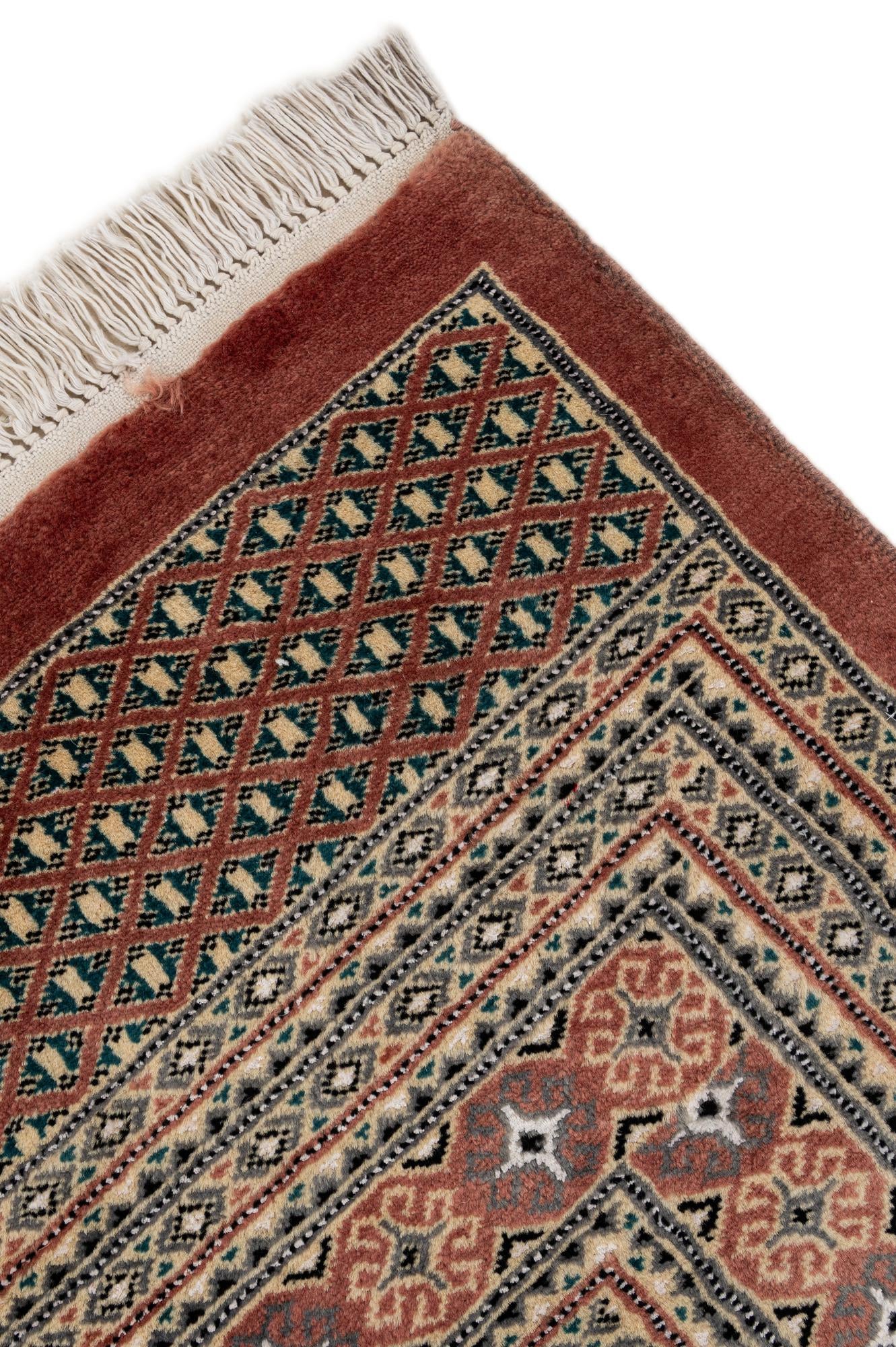 7' 1 x 10' 1 Hand Knotted Bokhara Oriental Rug