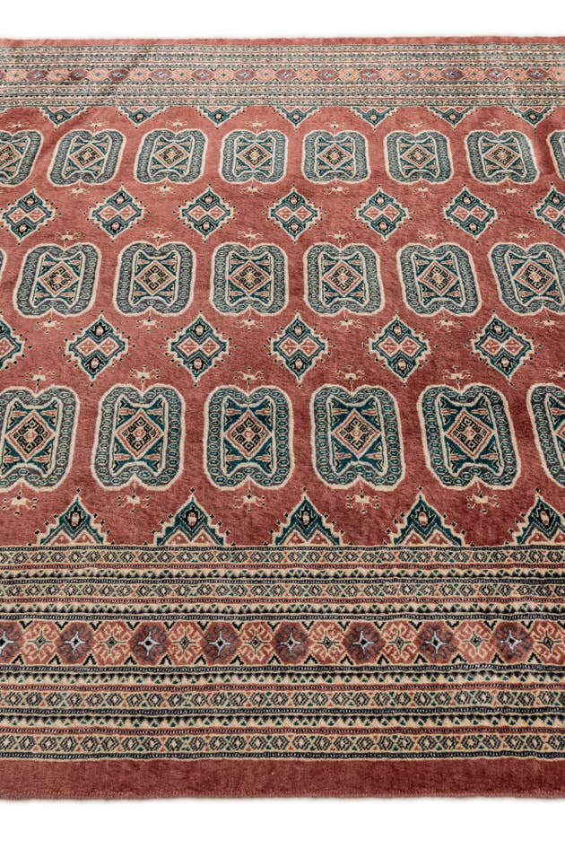 Detail image of 7' 1 x 10' 1 Hand Knotted Bokhara Oriental Rug