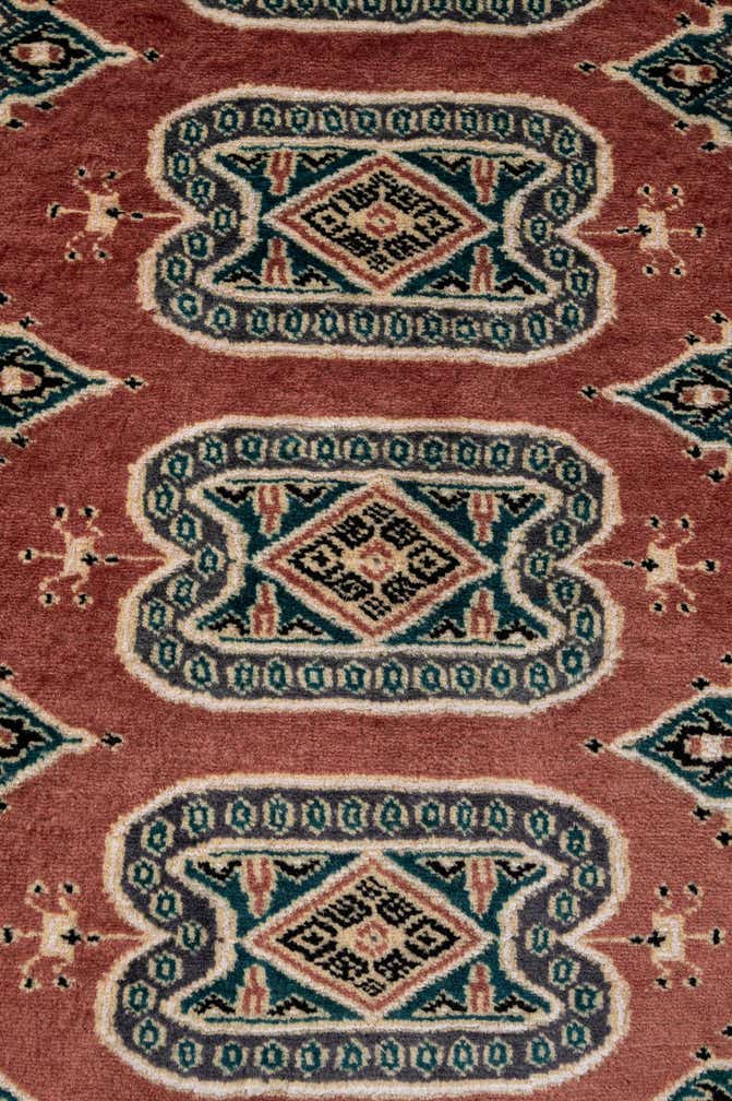 7' 1 x 10' 1 Hand Knotted Bokhara Oriental Rug