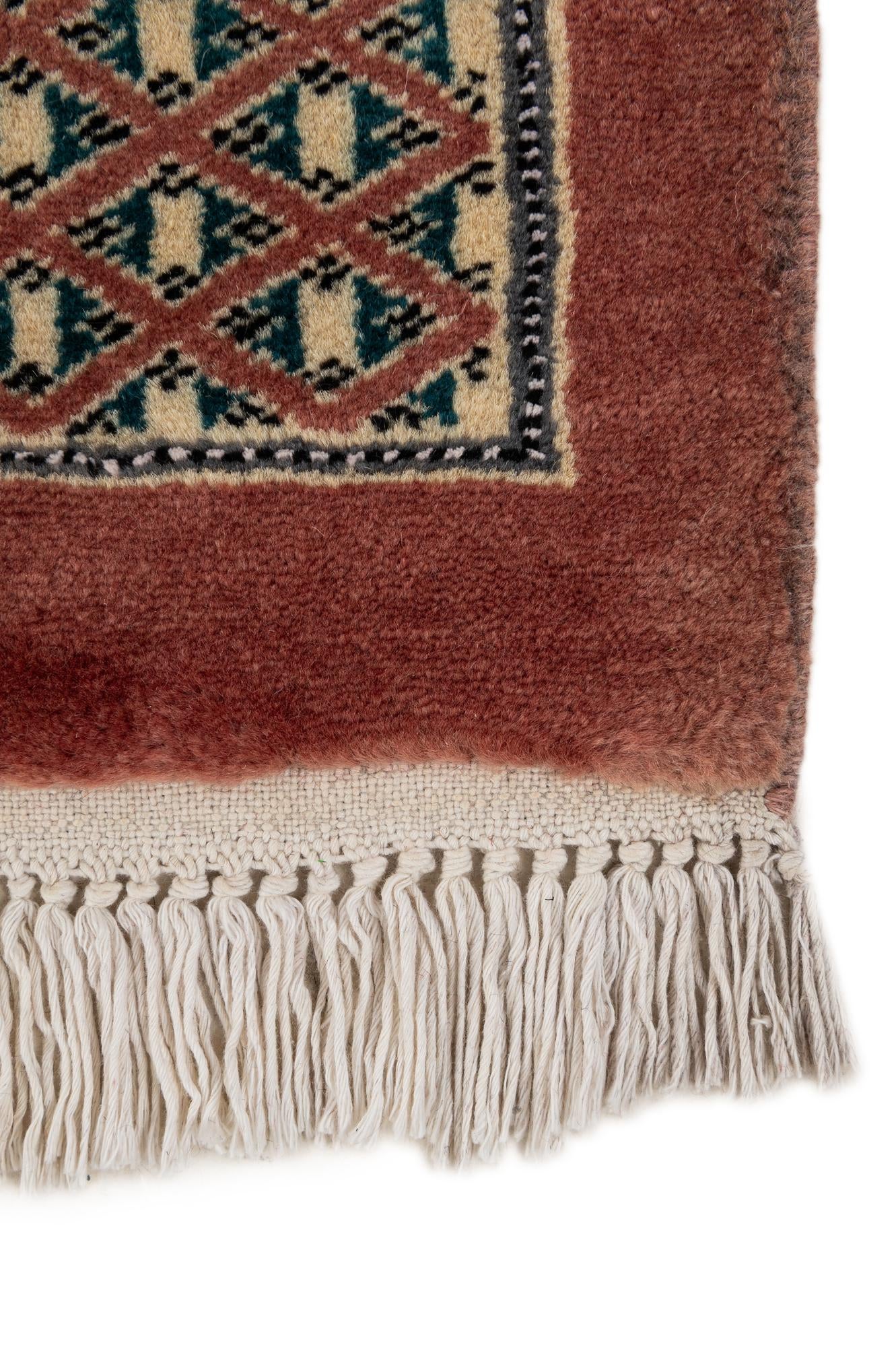 7' 1 x 10' 1 Hand Knotted Bokhara Oriental Rug