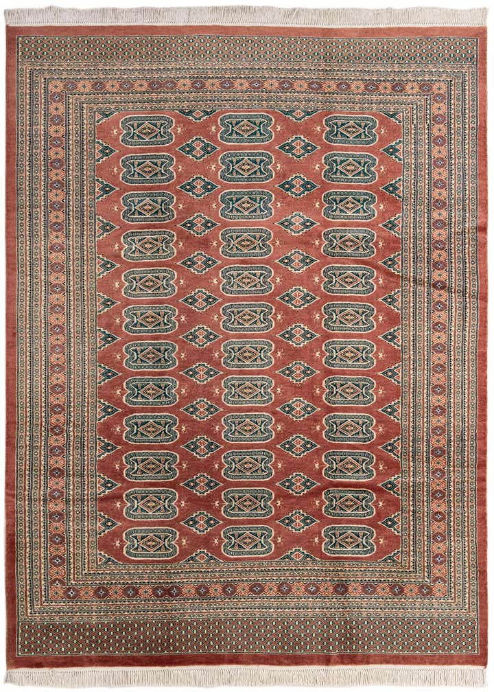 7' 1 x 10' 1 Hand Knotted Bokhara Oriental Rug