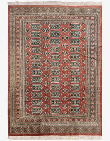 7' 1 x 10' 1 Hand Knotted Bokhara Oriental Rug
