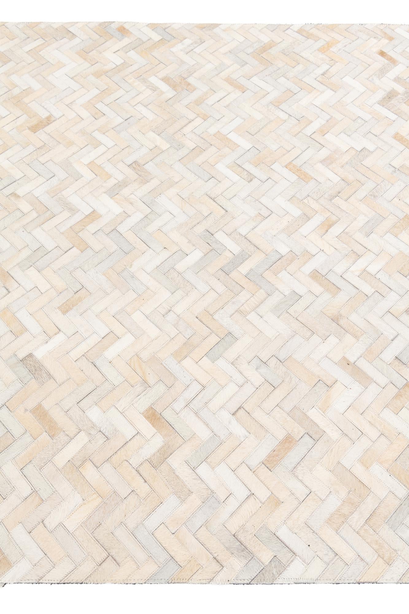 4' 10 x 7' 10 Cowhide Stocks Rug