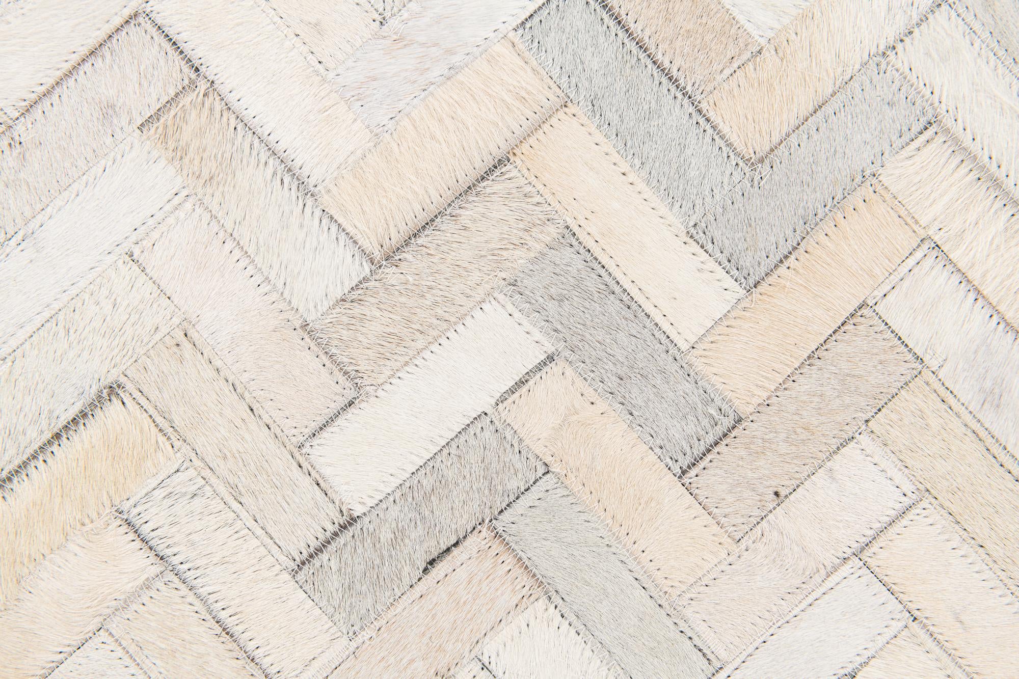 4' 10 x 7' 10 Cowhide Stocks Rug