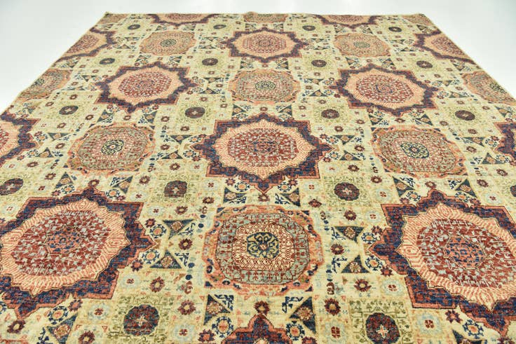 Detail image of 245cm x 310cm anudado a mano Mamluk Ziegler Alfombra