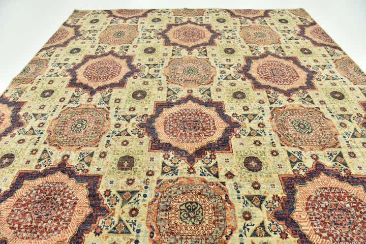 245cm x 310cm anudado a mano Mamluk Ziegler Alfombra