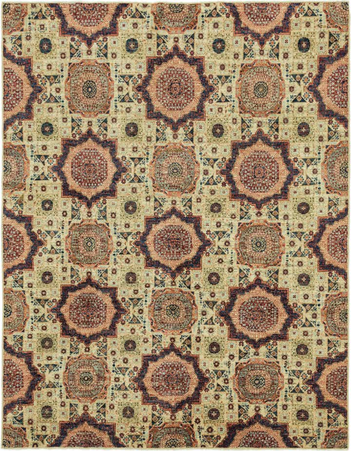 245cm x 310cm anudado a mano Mamluk Ziegler Alfombra