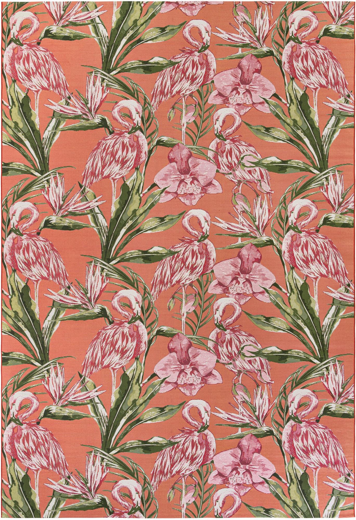 10' x 14' Easy-Clean Botanical Indoor / Outdoor Rug