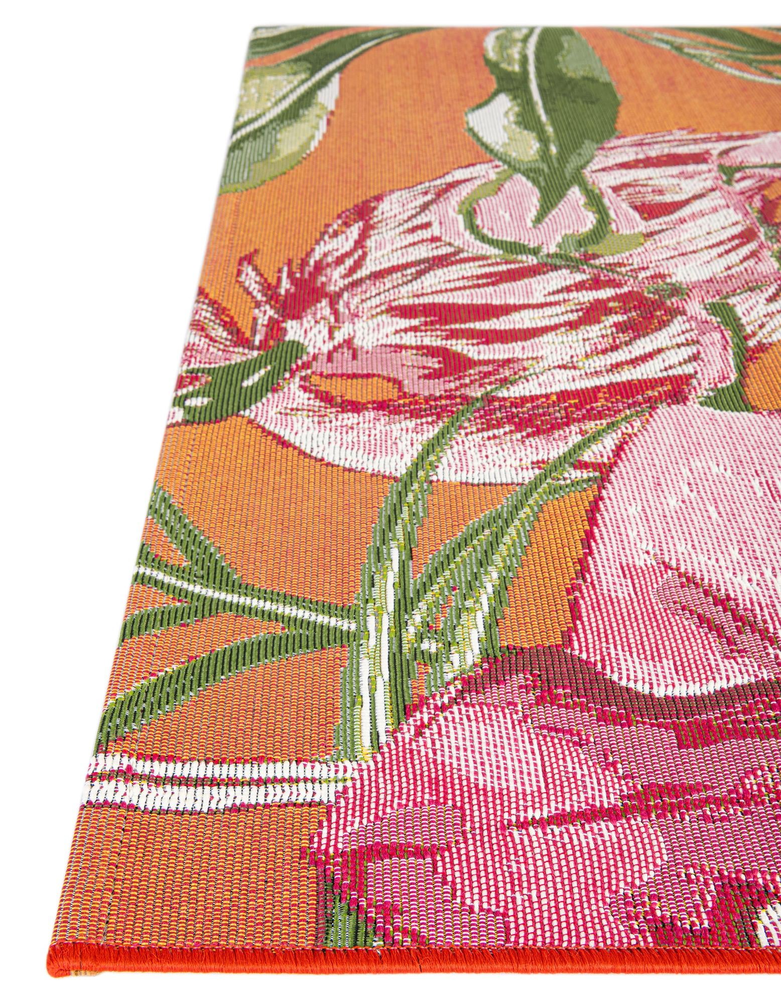 10' x 14' Easy-Clean Botanical Indoor / Outdoor Rug