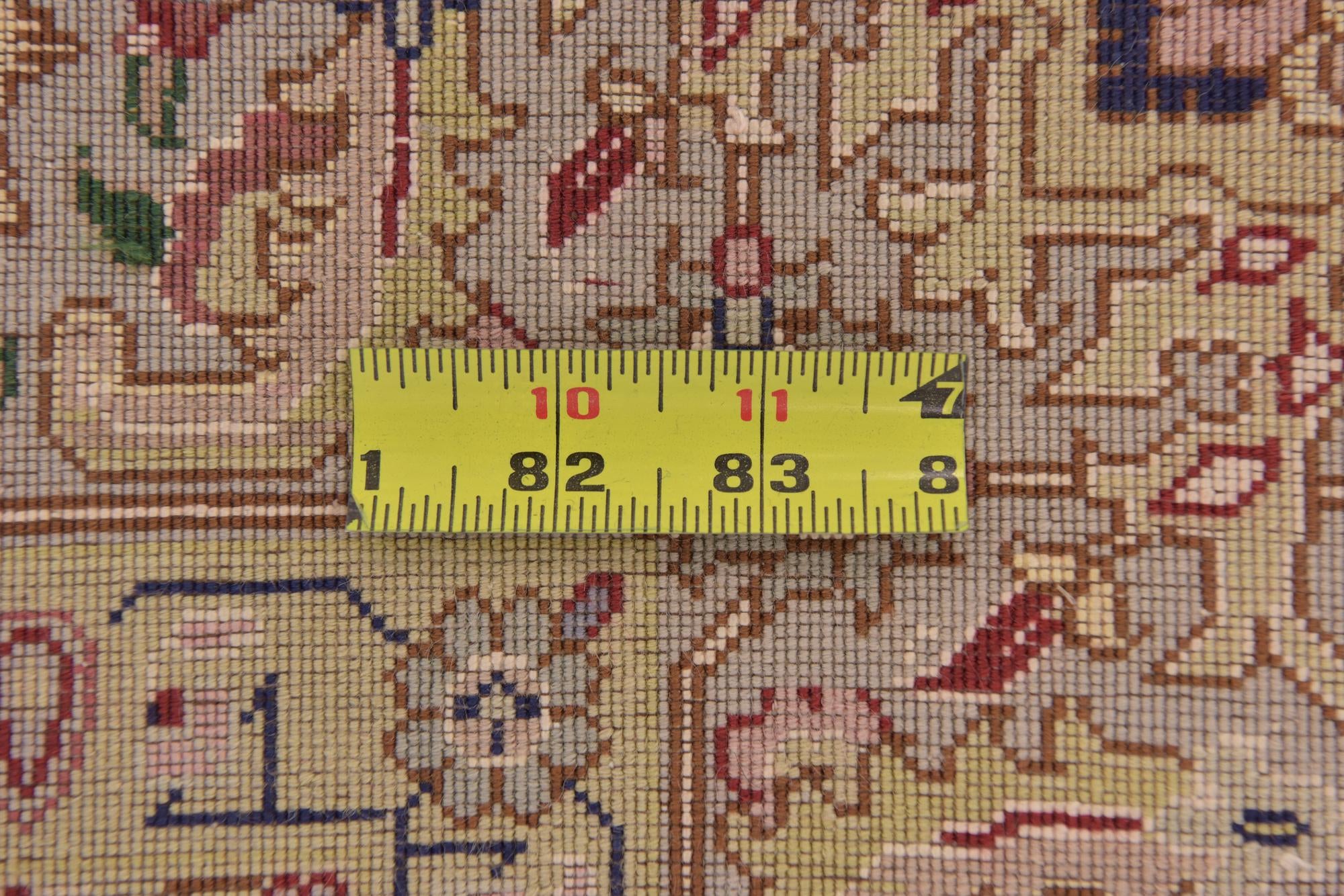 5' 1 x 6' 7 Hand Knotted Tabriz Persian Rug