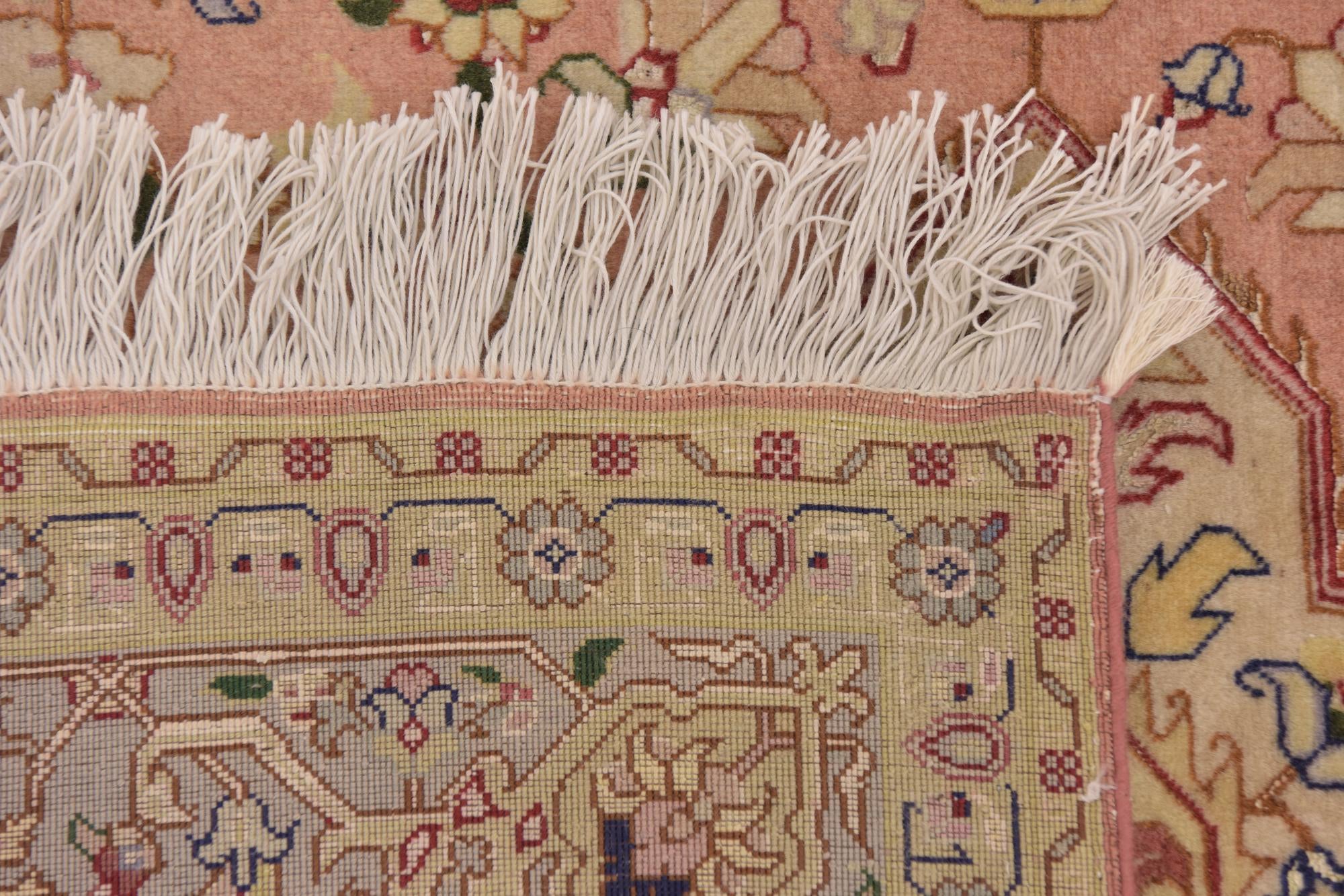 5' 1 x 6' 7 Hand Knotted Tabriz Persian Rug