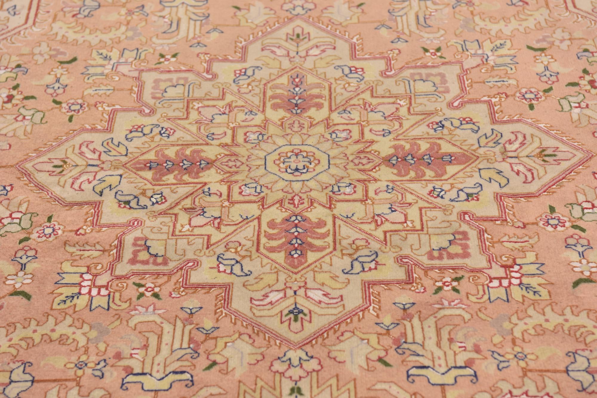 5' 1 x 6' 7 Hand Knotted Tabriz Persian Rug