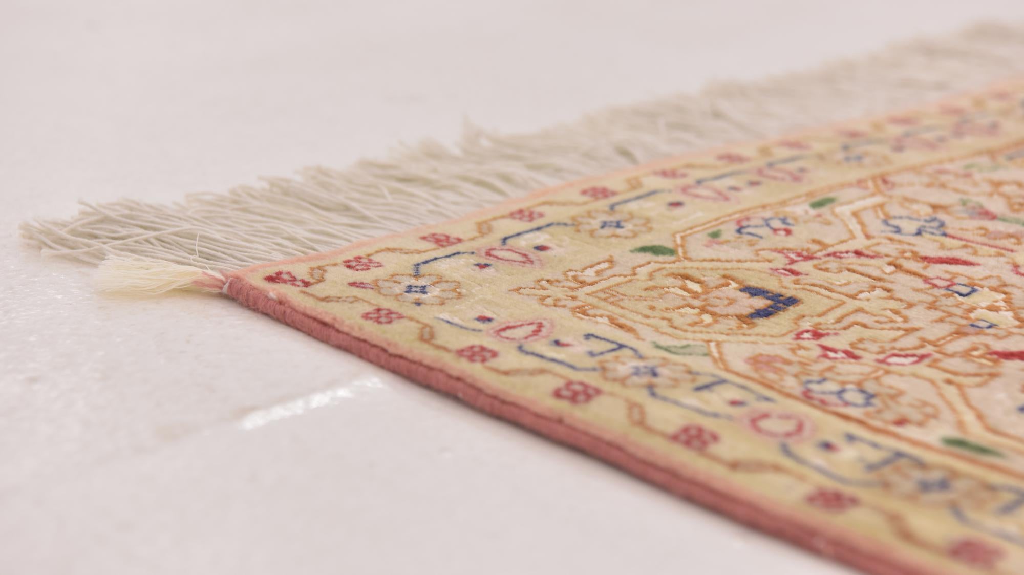 5' 1 x 6' 7 Hand Knotted Tabriz Persian Rug