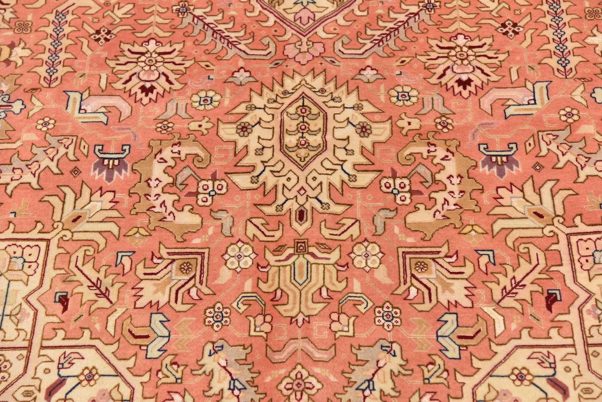 6' 6 x 10' 4 Hand Knotted Tabriz Persian Rug