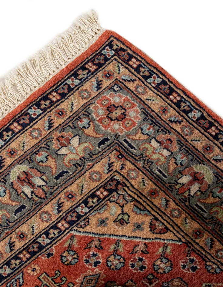 Detail image of 4' 4 x 6' 5  Hand Knotted Bokhara Oriental Wool Rug