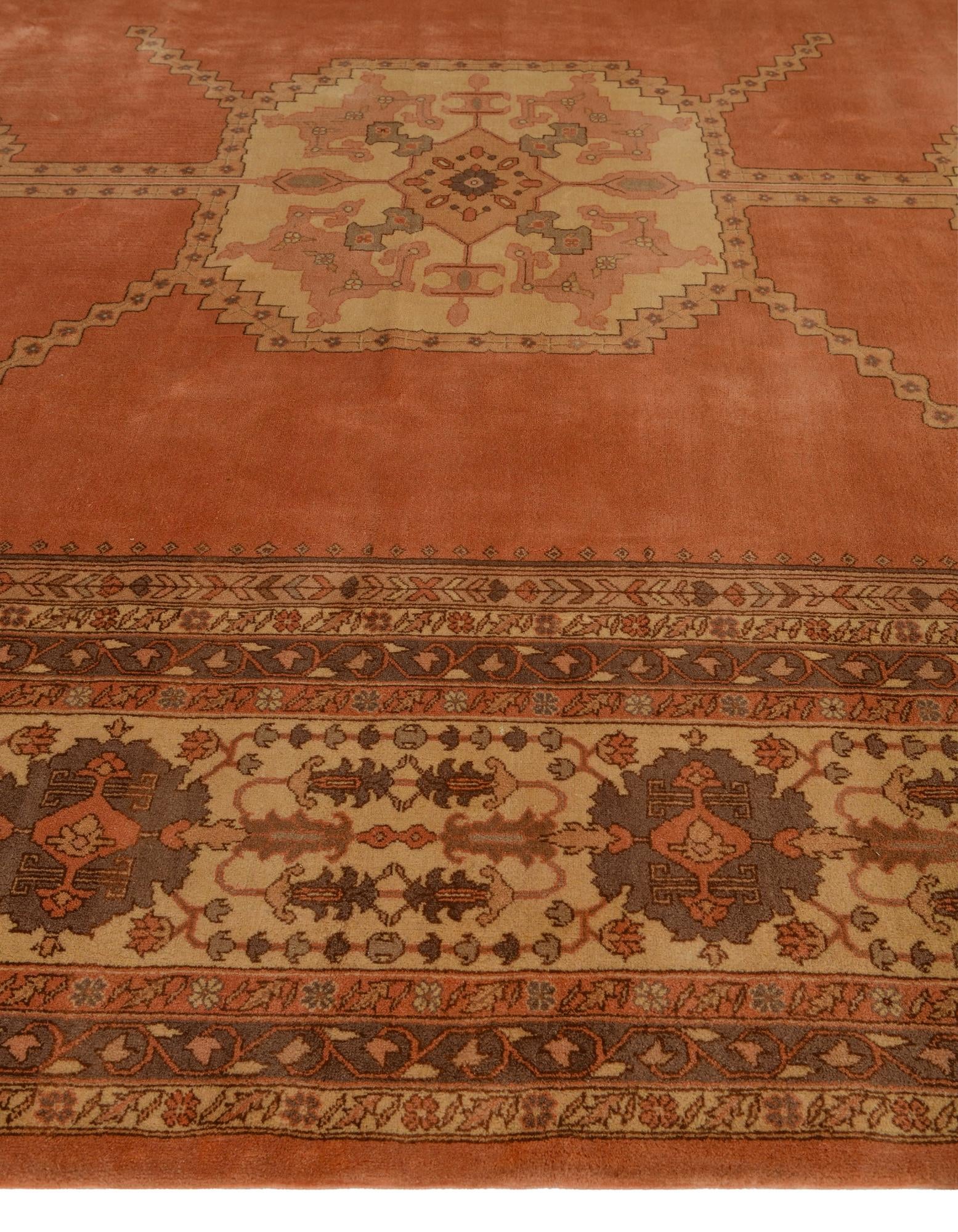 12' 8 x 19' 8 Hand Knotted Bucharest Wool Rug