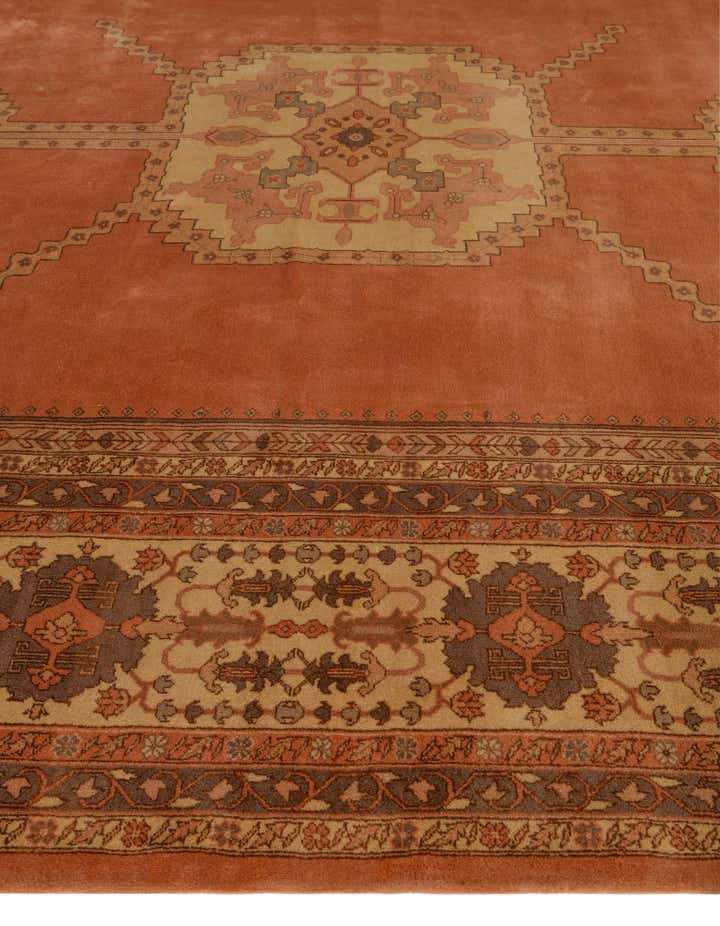 12' 8 x 19' 8 Hand Knotted Bucharest Wool Rug