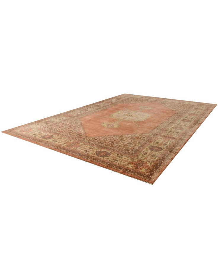 Detail image of 12' 8 x 19' 8 Hand Knotted Bucharest Wool Rug