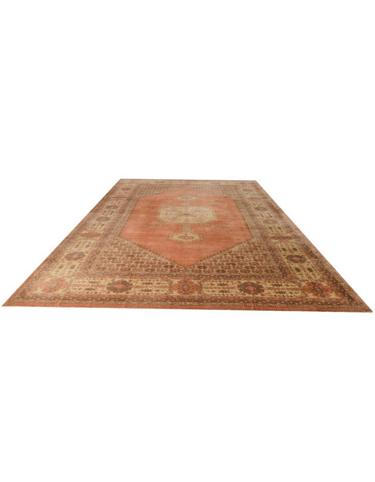 Detail image of 12' 8 x 19' 8 Hand Knotted Bucharest Wool Rug