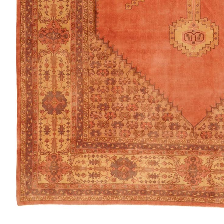 Detail image of 12' 8 x 19' 8 Hand Knotted Bucharest Wool Rug