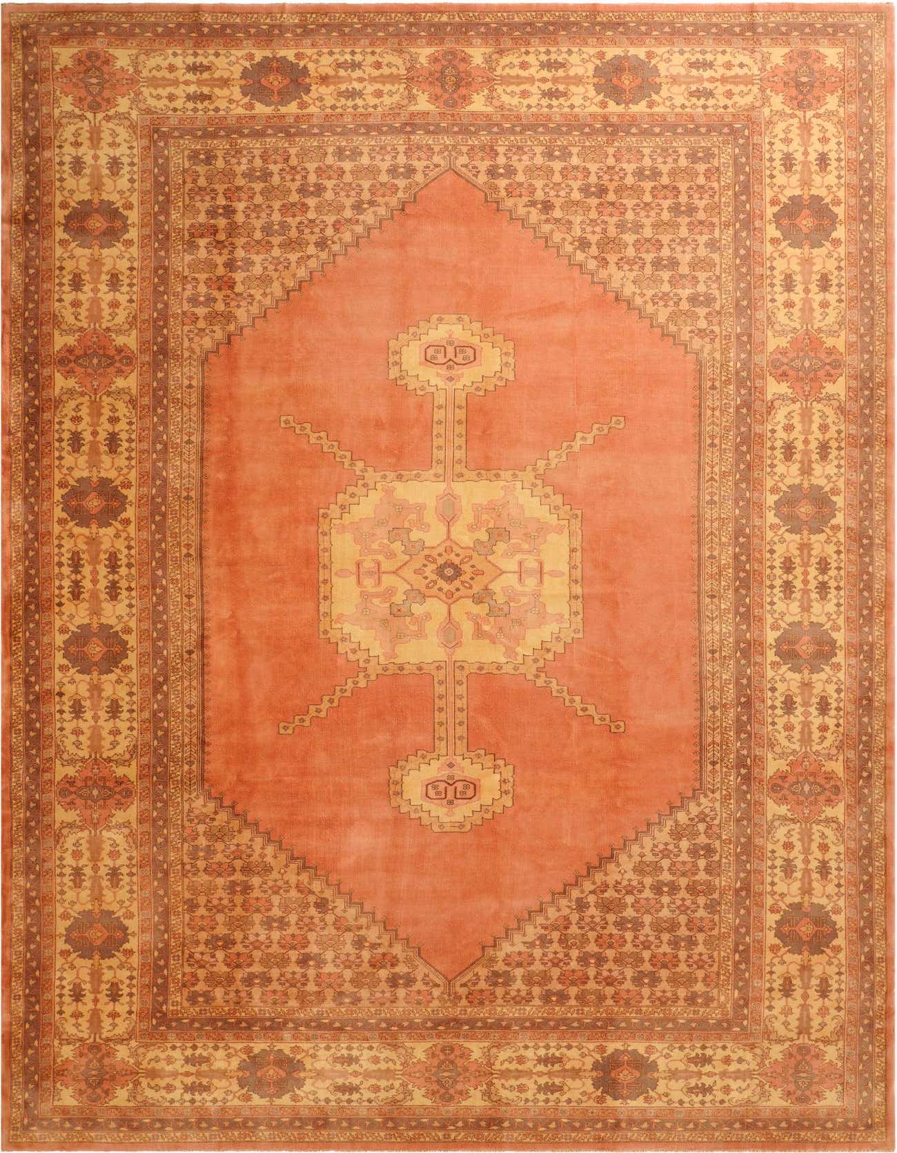 12' 8 x 19' 8 Hand Knotted Bucharest Wool Rug