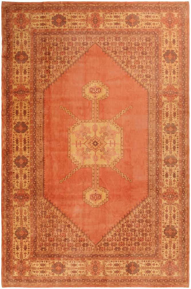 12' 8 x 19' 8 Hand Knotted Bucharest Wool Rug