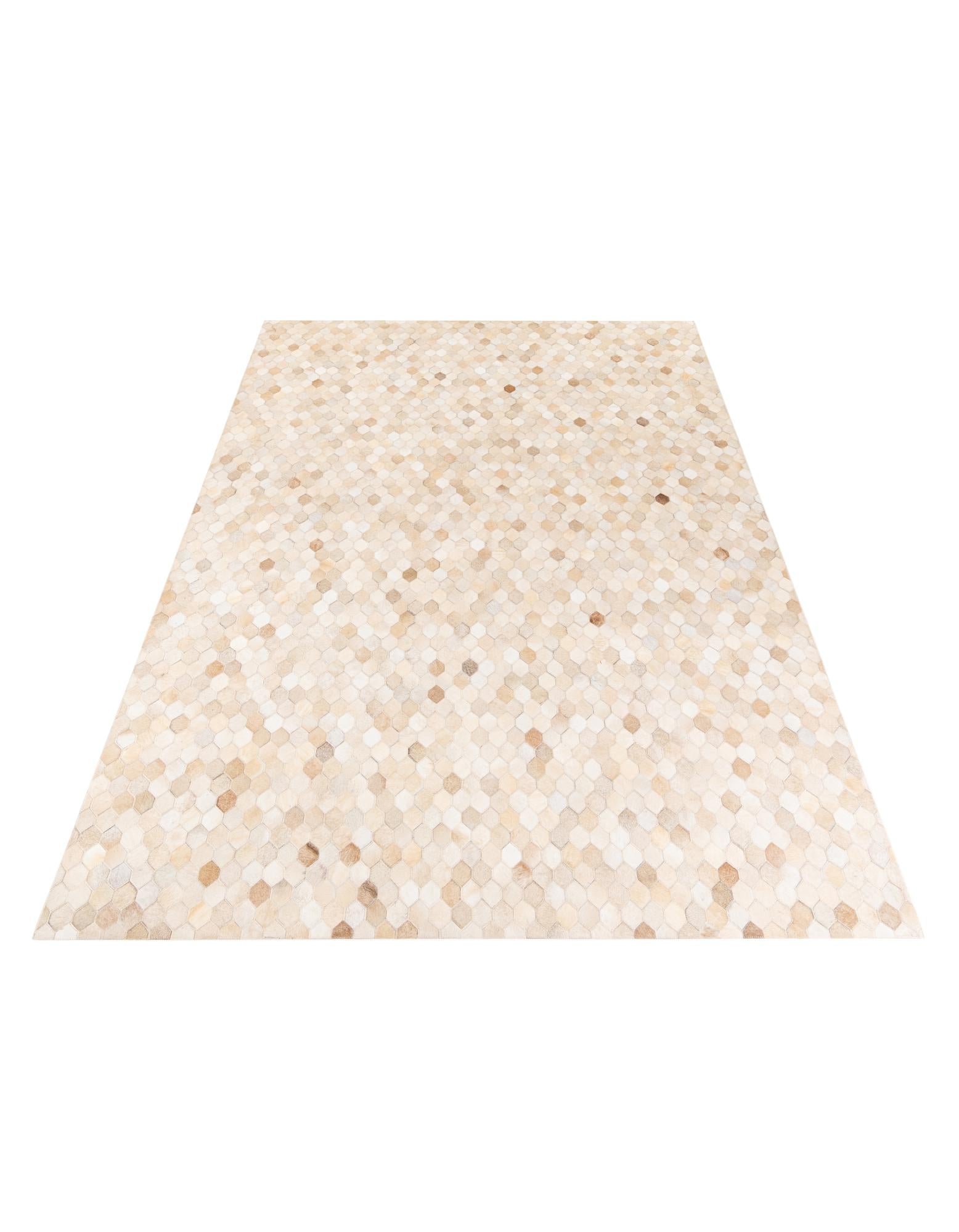 6' 8 x 9' 10 Cowhide Stocks Rug