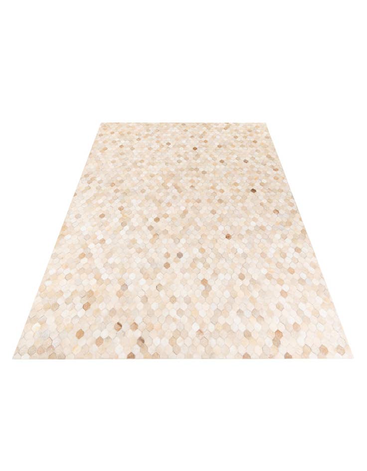 Detail image of 6' 8 x 9' 10 Cowhide Stocks Rug