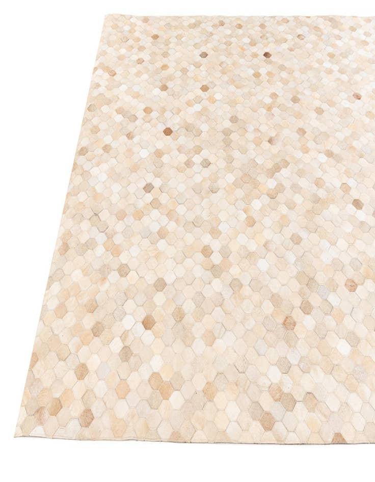 Detail image of 6' 8 x 9' 10 Cowhide Stocks Rug