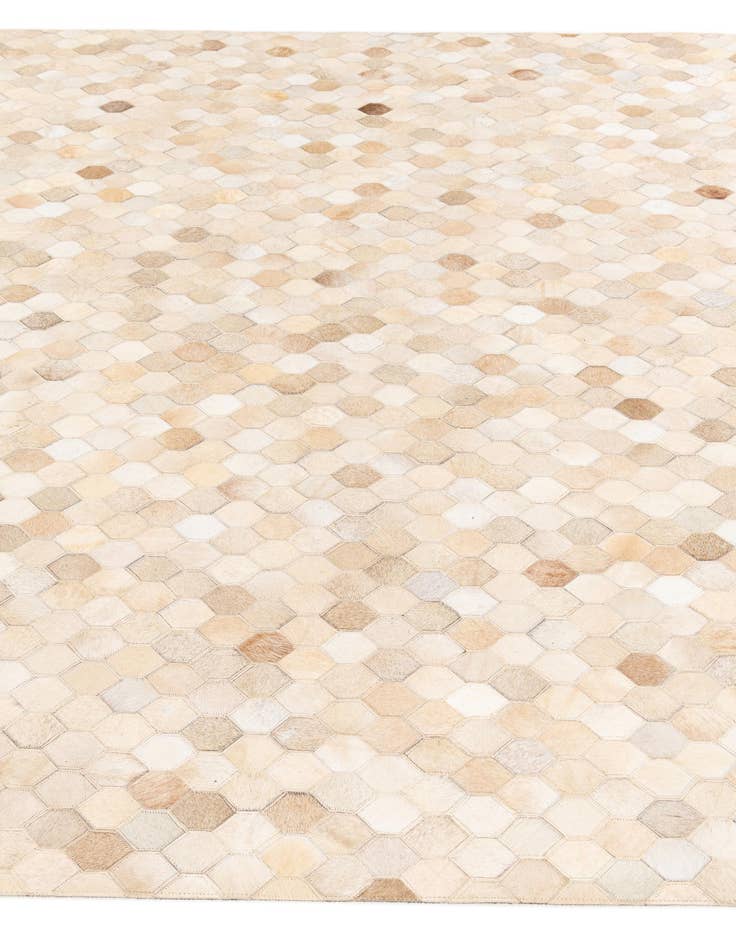 Detail image of 6' 8 x 9' 10 Cowhide Stocks Rug