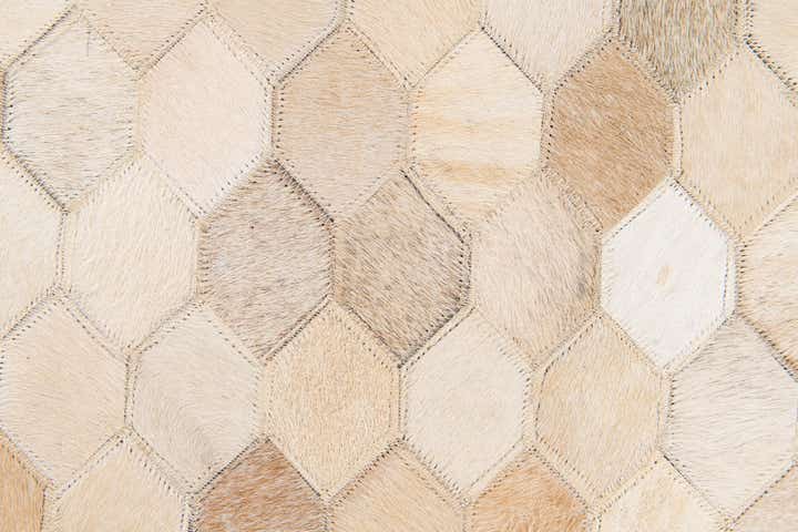 6' 8 x 9' 10 Cowhide Stocks Rug