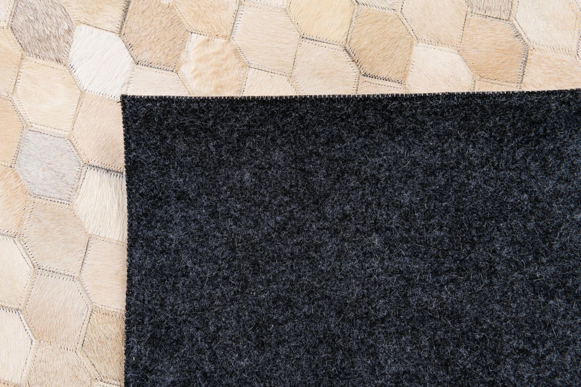 6' 8 x 9' 10 Cowhide Stocks Rug