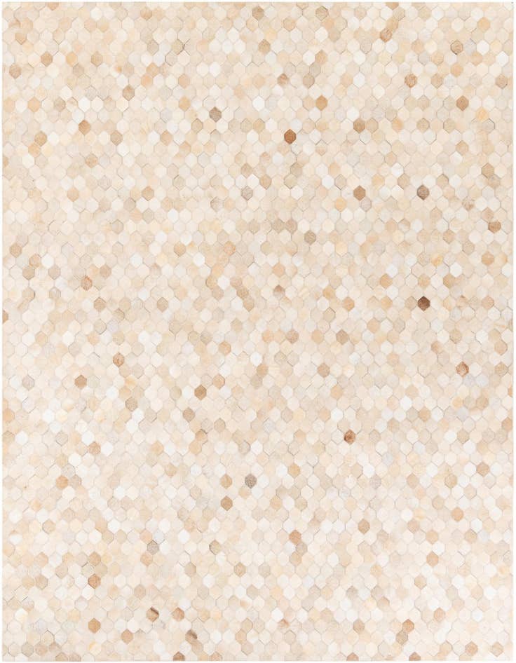 Detail image of 6' 8 x 9' 10 Cowhide Stocks Rug