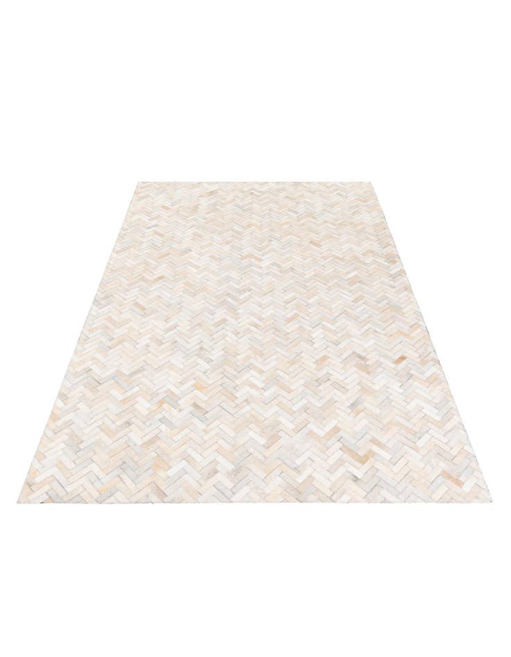 Detail image of 4' 10 x 7' 10 Cowhide Stocks Rug