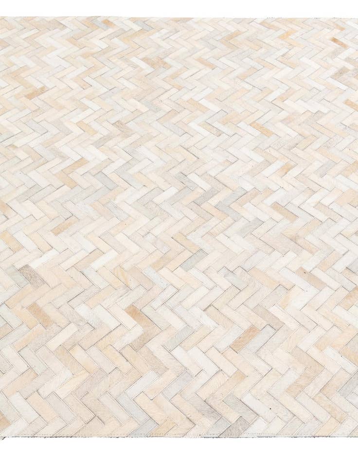 Detail image of 4' 10 x 7' 10 Cowhide Stocks Rug