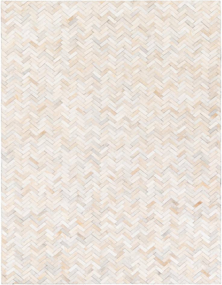 Detail image of 4' 10 x 7' 10 Cowhide Stocks Rug