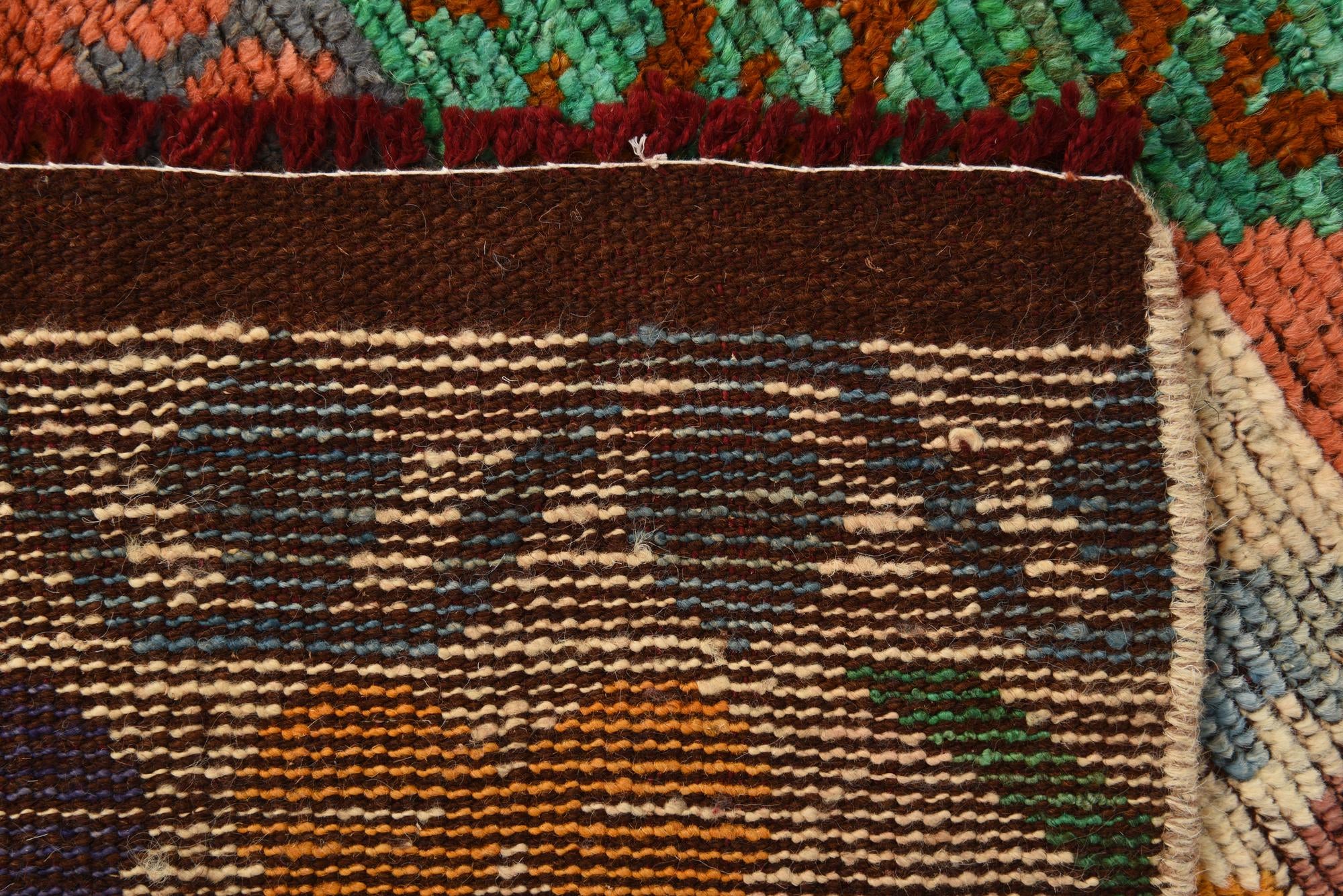 6' 7 x 10' 2 Hand Knotted Darya Wool Rug