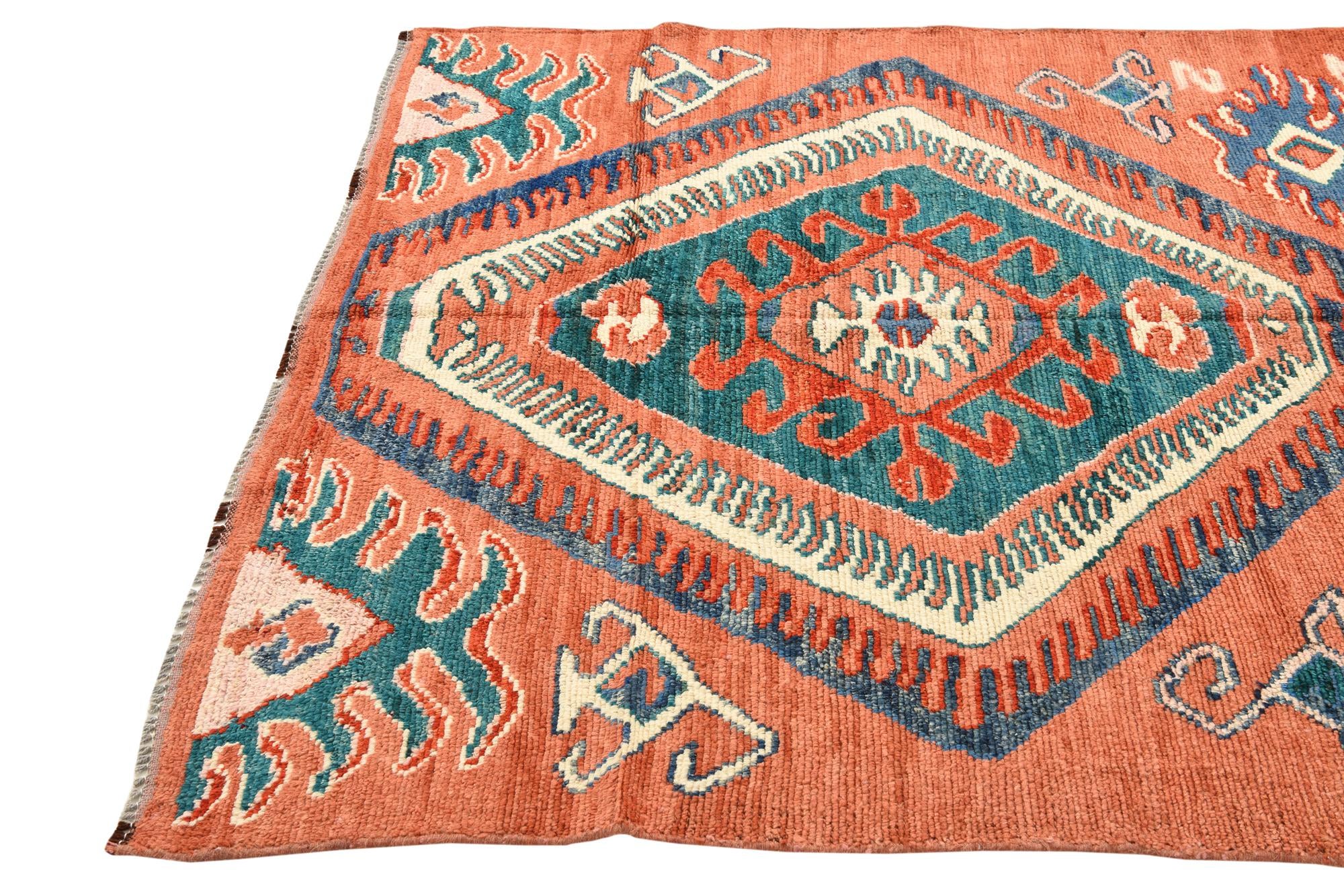 5' 5 x 8' 1 Hand Knotted Darya Wool Rug