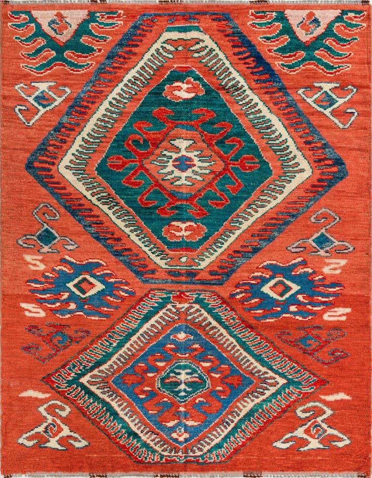Detail image of 5' 5 x 8' 1 Hand Knotted Darya Wool Rug