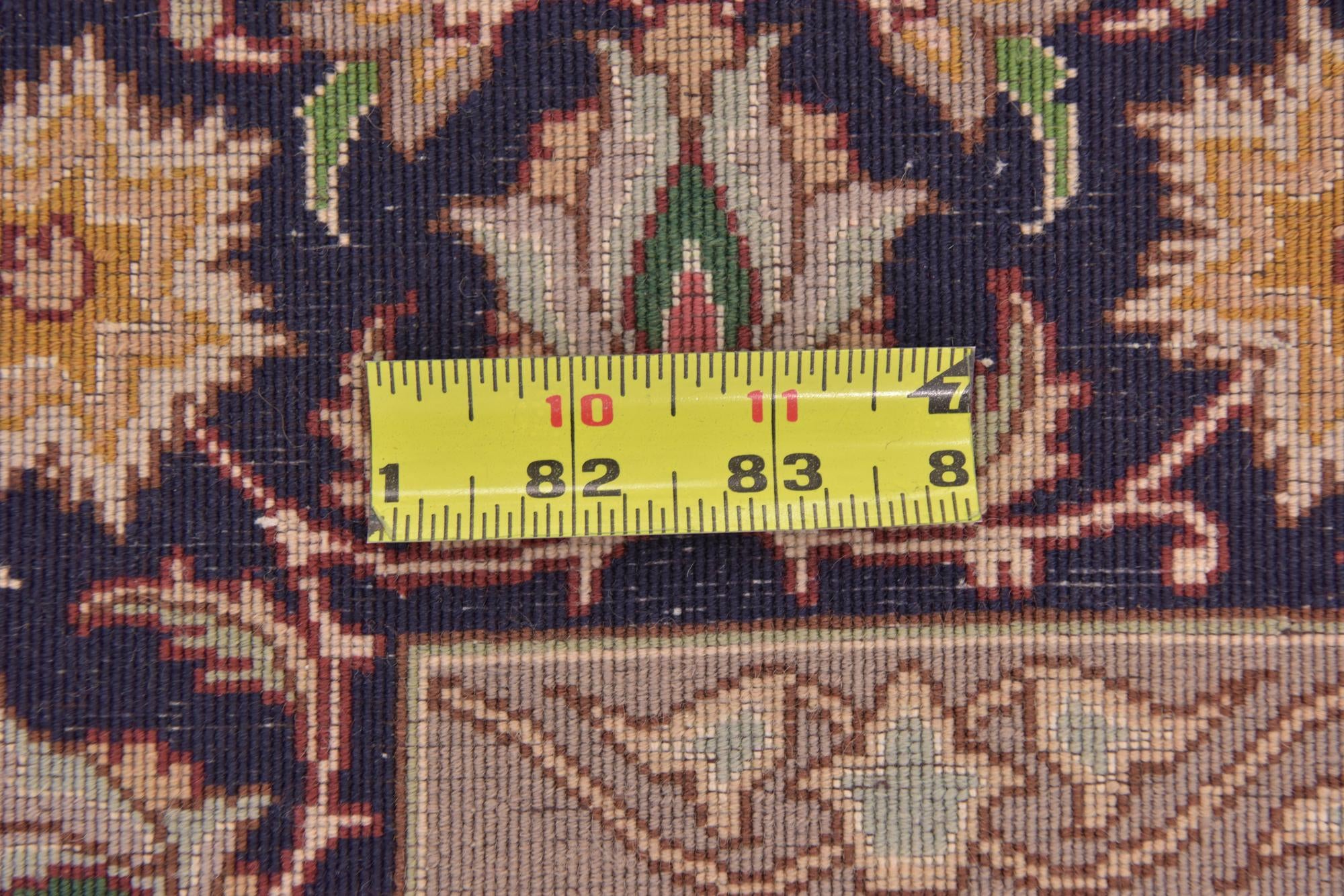 3' 5 x 5' Hand Knotted Isfahan Persian Rug