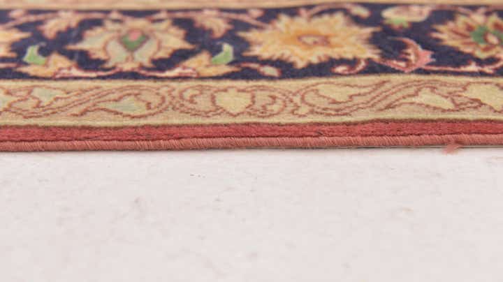 3' 5 x 5' Hand Knotted Isfahan Persian Rug