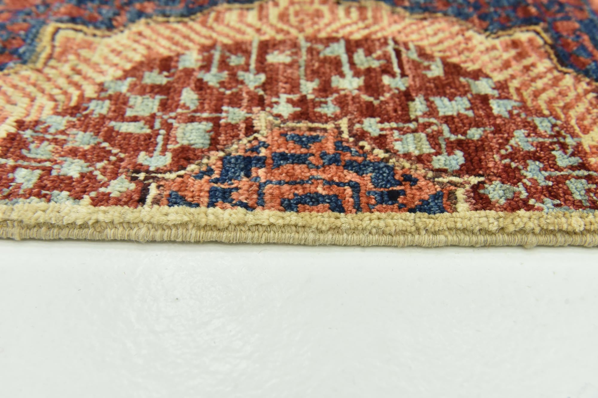 8' x 10' 3 Hand Knotted Mamluk Ziegler Rug