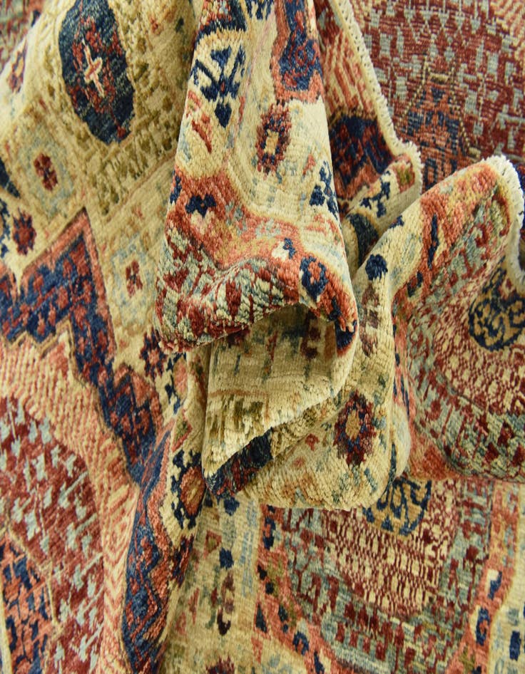 Detail image of 8' x 10' 3  Hand Knotted Mamluk Ziegler Rug